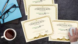 Urkunden und Zertifikate bestempeln mit dem e-mark