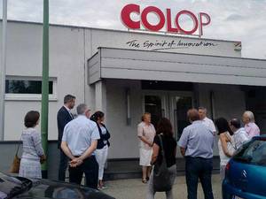 Besuch bei Colop